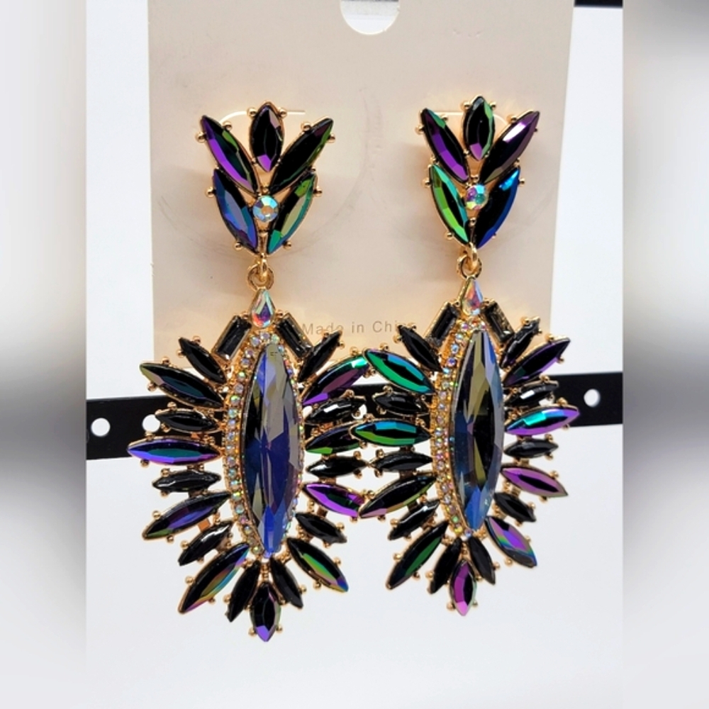 Elegant Multicolor Statement Earrings